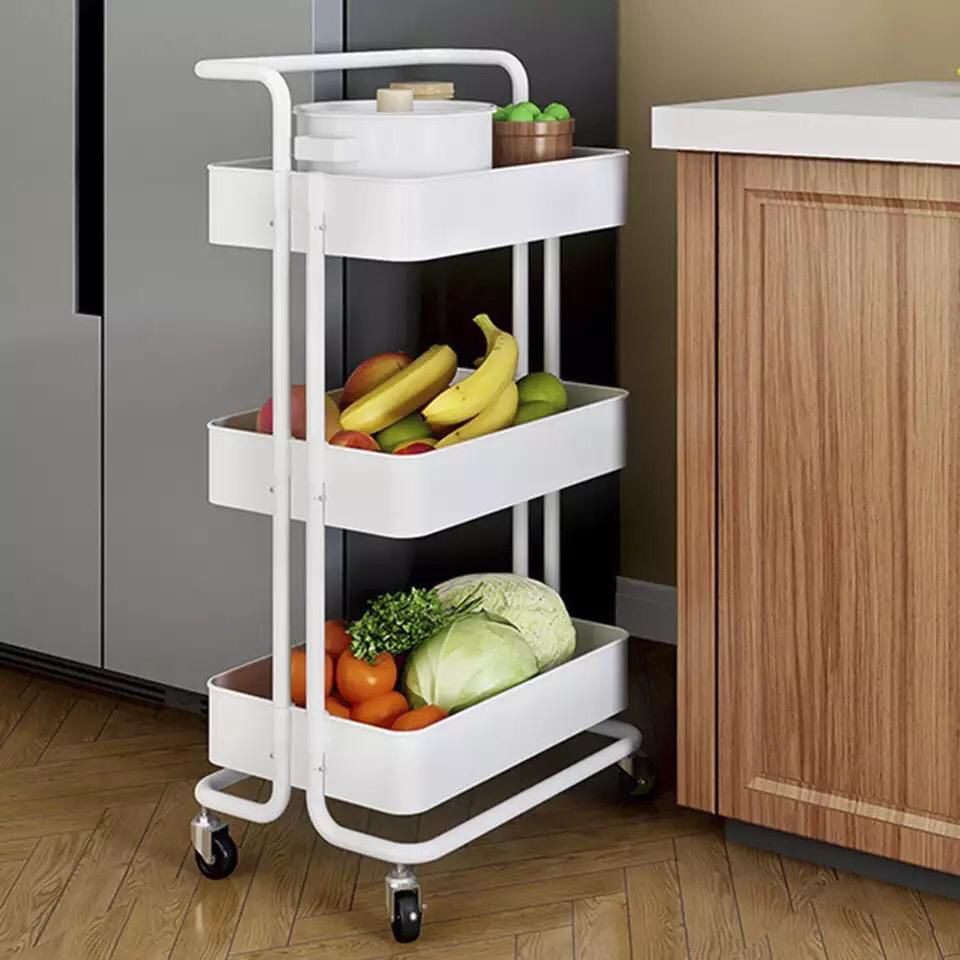 3-Tier Kitchen Cart with Wheels