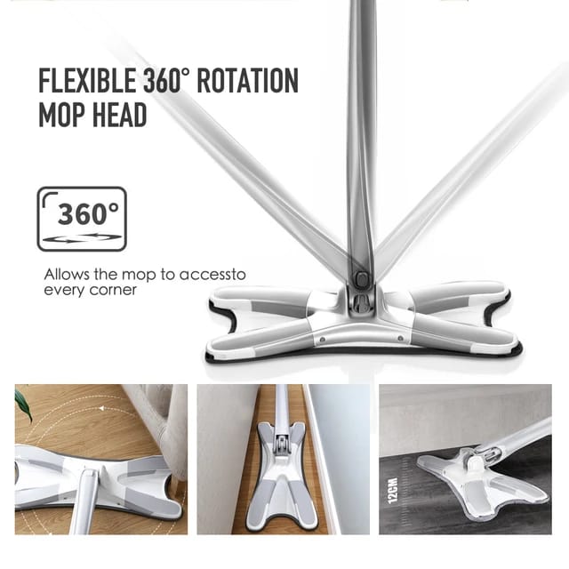 "360° Rotating Mop Head" - Flexible Cleaning Solution