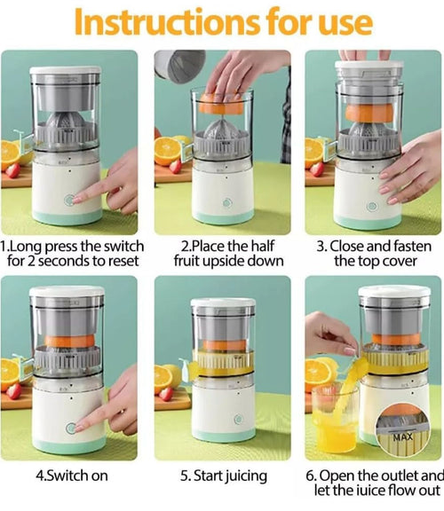 "Electric Citrus Juicer" - Automatic Orange Juice Maker