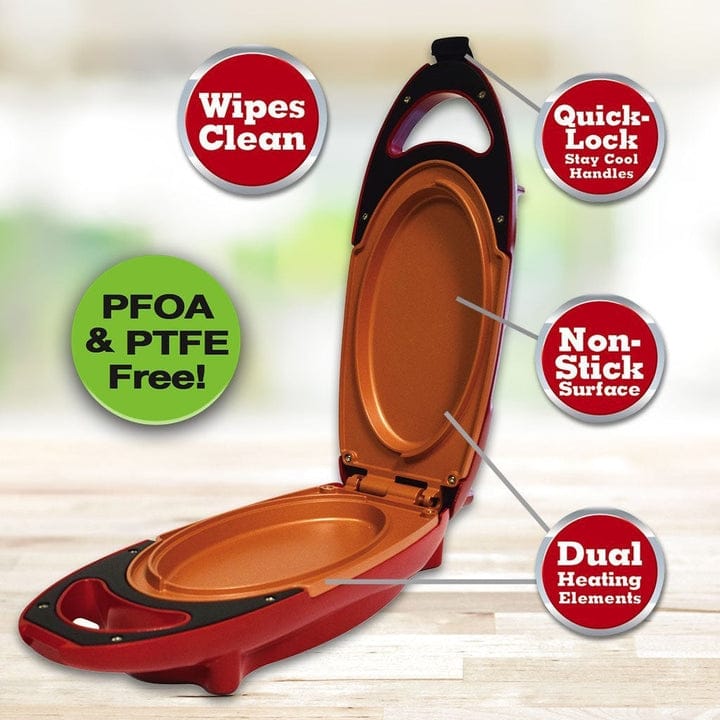 Red Copper 5-Minute Chef - Quick & Easy Cooking Solution