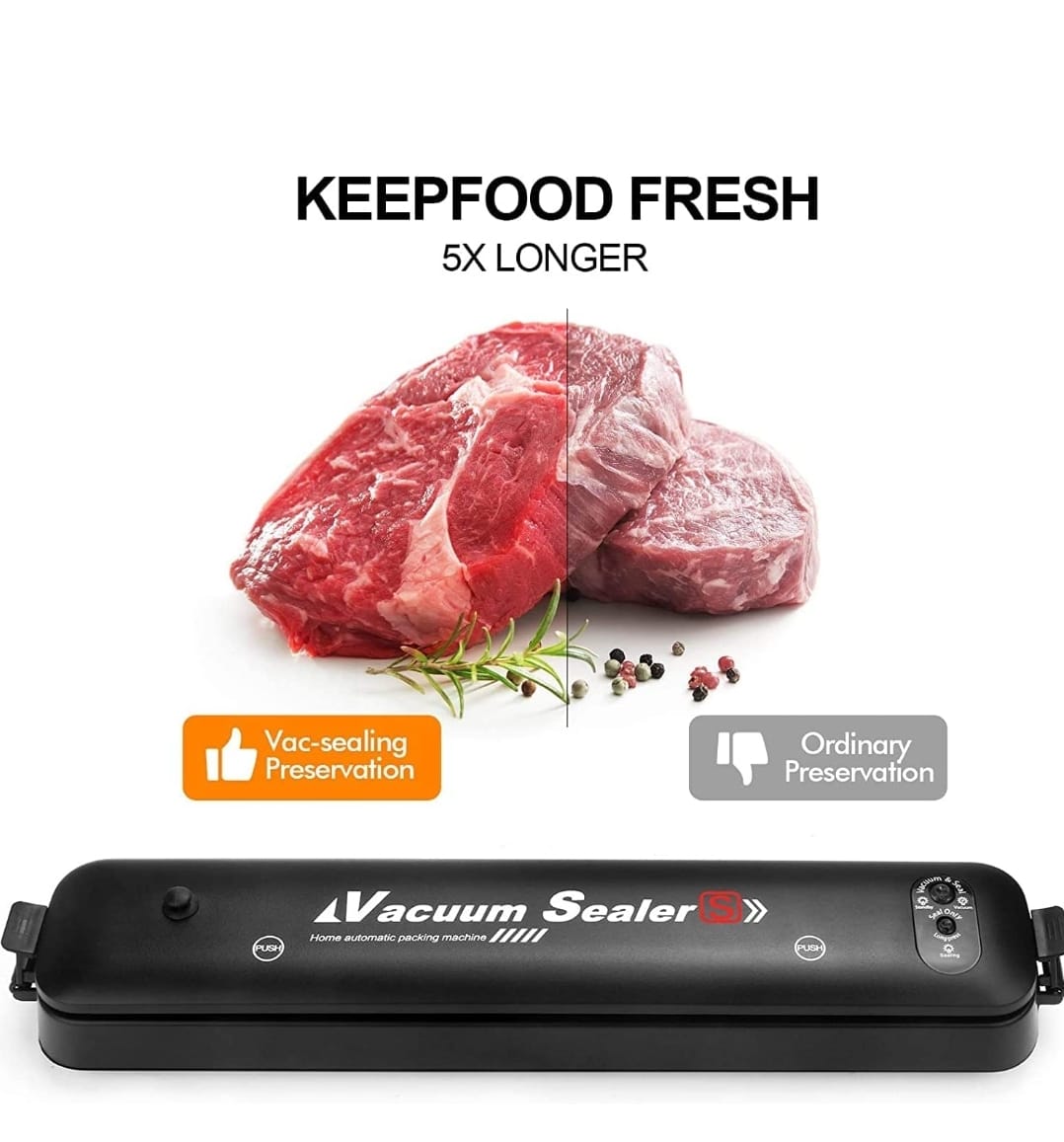 Automatic Vacuum Sealer Machine - 11 Inch Extra Long Sealing Wire