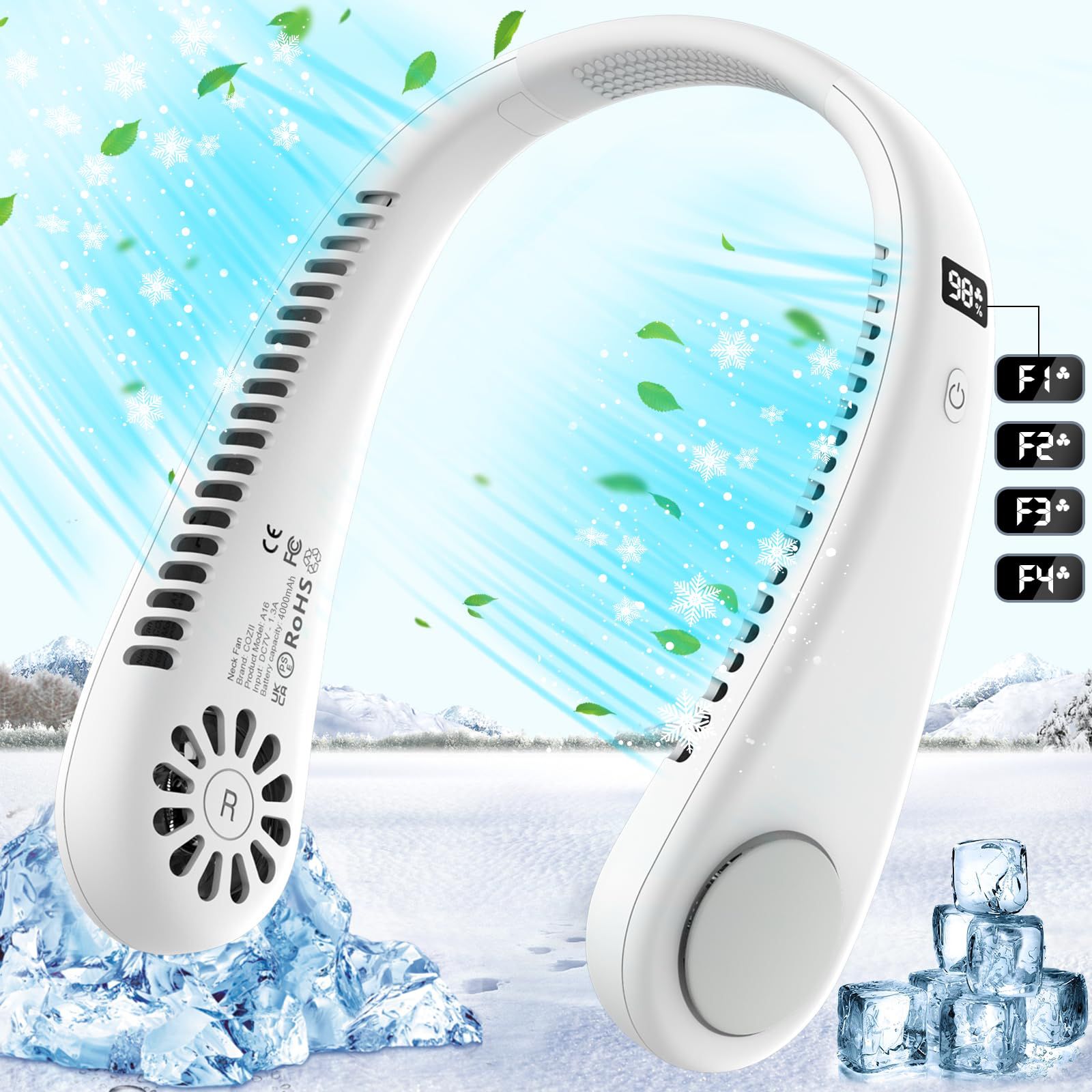 "Portable Neck Fan" Stay Cool Anywhere