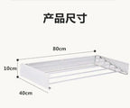 Wall-Mounted Foldable Shelf - White