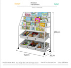 Multi-Functional Storage Cart - Off-White (92cm x 30cm x 101cm)
